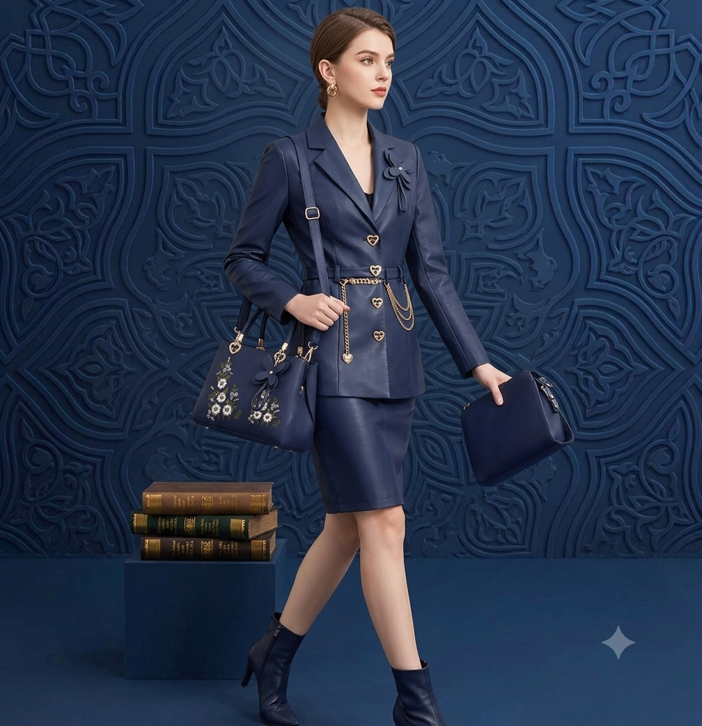 Midnight Bloom: The Signature Luxury Handbag for the Modern Muse