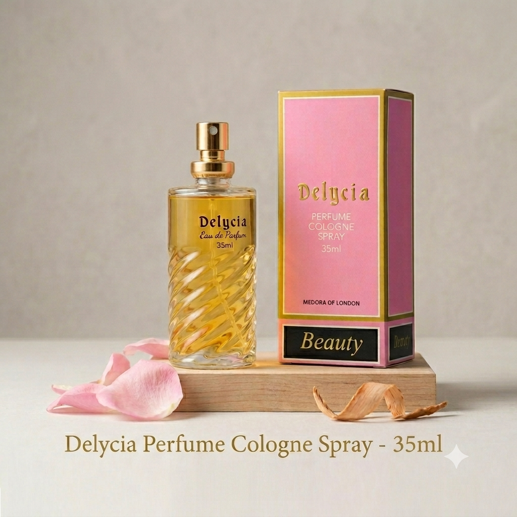 Delycia Eau De Parfum Premium Collection for Men & Women - Pink & Green (35ml & 65ml)