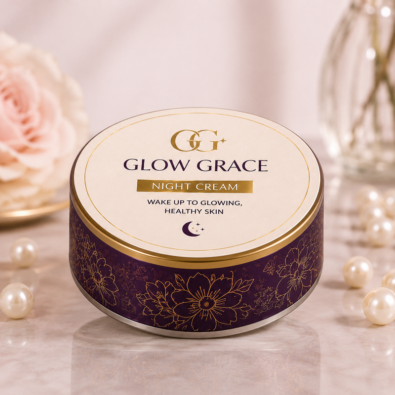 Glow Grace Night Cream – Deep Hydration, Skin Repair & Brightening Face Cream