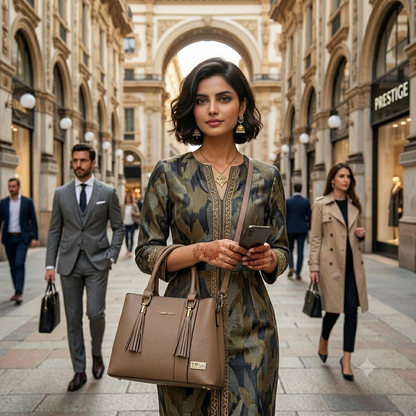 Elegant Faux Leather Handbag | Stylish Everyday Tote for Women