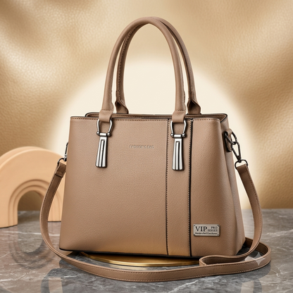 Elegant Faux Leather Handbag | Stylish Everyday Tote for Women