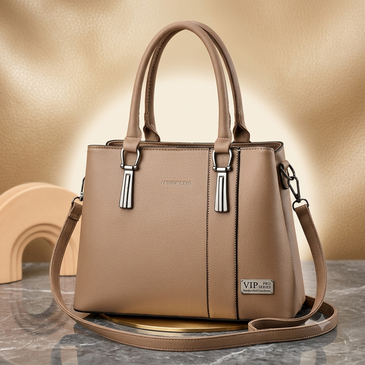 Elegant Faux Leather Handbag | Stylish Everyday Tote for Women
